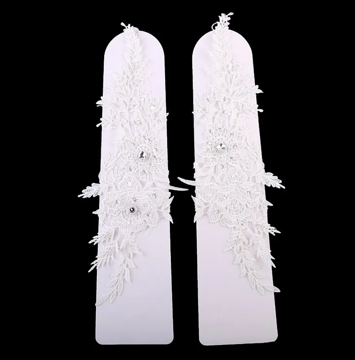 New Arrival Sexy White Lace Bridal Gloves Fingerless Phoenix pattern Elbow Length Long Woman For Wedding Party | Свадьбы и торжества