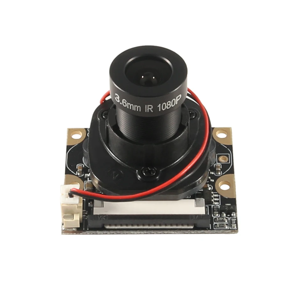 For Raspberry Pi Automatic Manual IR-CUT Night Vision Camera Adjustable-Focus 5MP HD Webcam OV5647 1080P Video with Light LED