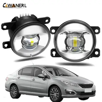 

Fog Light Assembly For Peugeot 408 2017 2018 Car Right + Left Side LED Lens Fog Lamp Daytime Running Light 30W 8000LM 12V