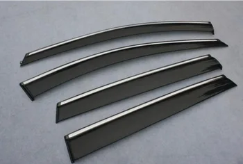 

UP Window Wind Deflector Visor Rain/Sun Guard Vent For Hyundai Santa Fe 2013 2014