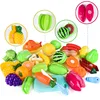 28Pcs/set Kids Large Supermarket Shopping Cart Trolley Push Car Toys Basket Simulation Fruit Food Pretend Play House Girls Toy 3