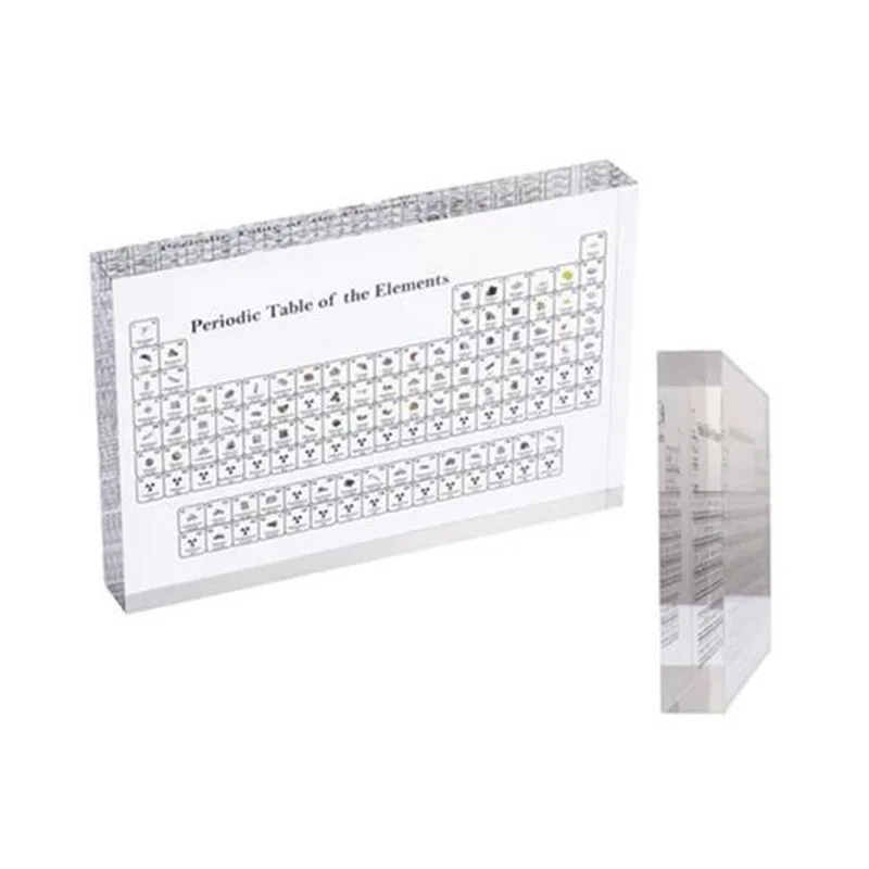 

Dropshipping Acrylic Periodic Table Of Elements Display for Children's Education Toos and Teacher's Day Kids Chirstmas Gifts