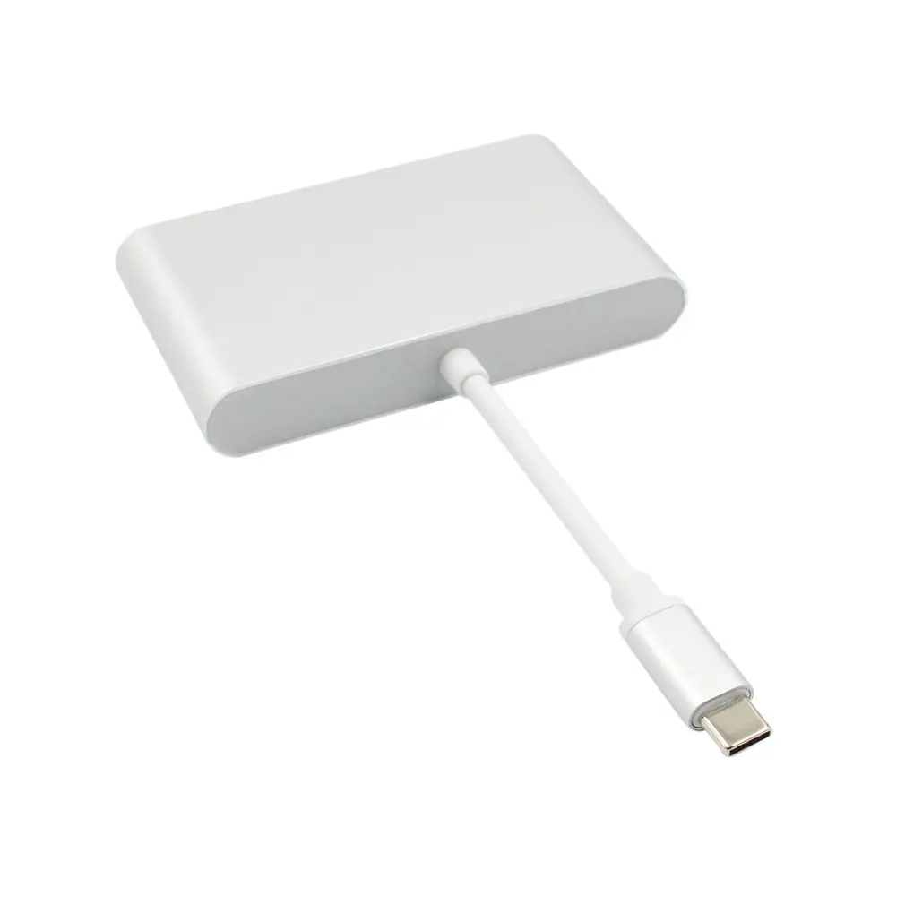 Type-C к HDMI 4K Gigabit Ethernet RJ45 порт USB 3,0 USB-C адаптер сетевой карты зарядки конвертер хаб расширения/сплиттер