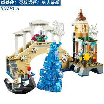 

Avengers 4 Endgame Avengerss Spider Man Hydro-Man Attack Set Compatible Lepining 76129 Building Blocks Bricks Boy Toys