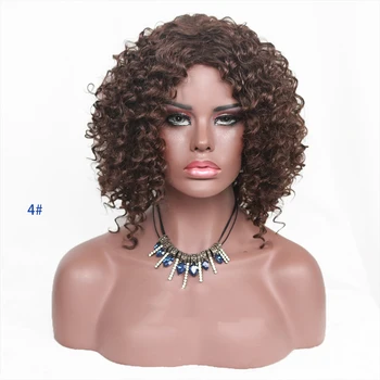 

NEW Beiyufei Wig Short Synthetic Wigs Afro Kinky Curly Wig for Women 8 Colors Available Black Natural Afro High Temperature Hair