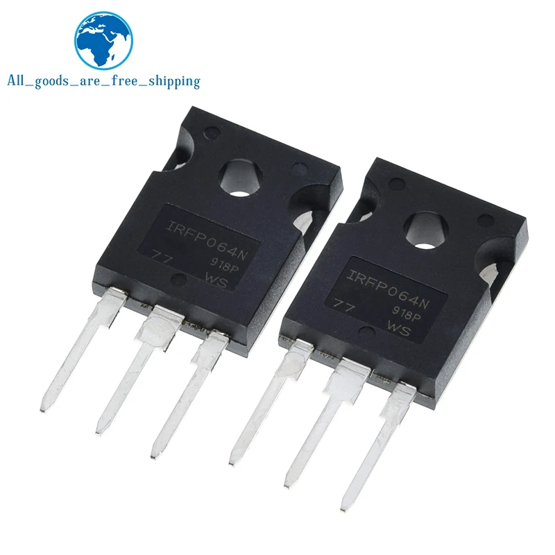 thumbnail interactive-video image 1 of IRFP064N MOSFET Transistors - 20 Piece Lot Power MOSFETs 1 of 13