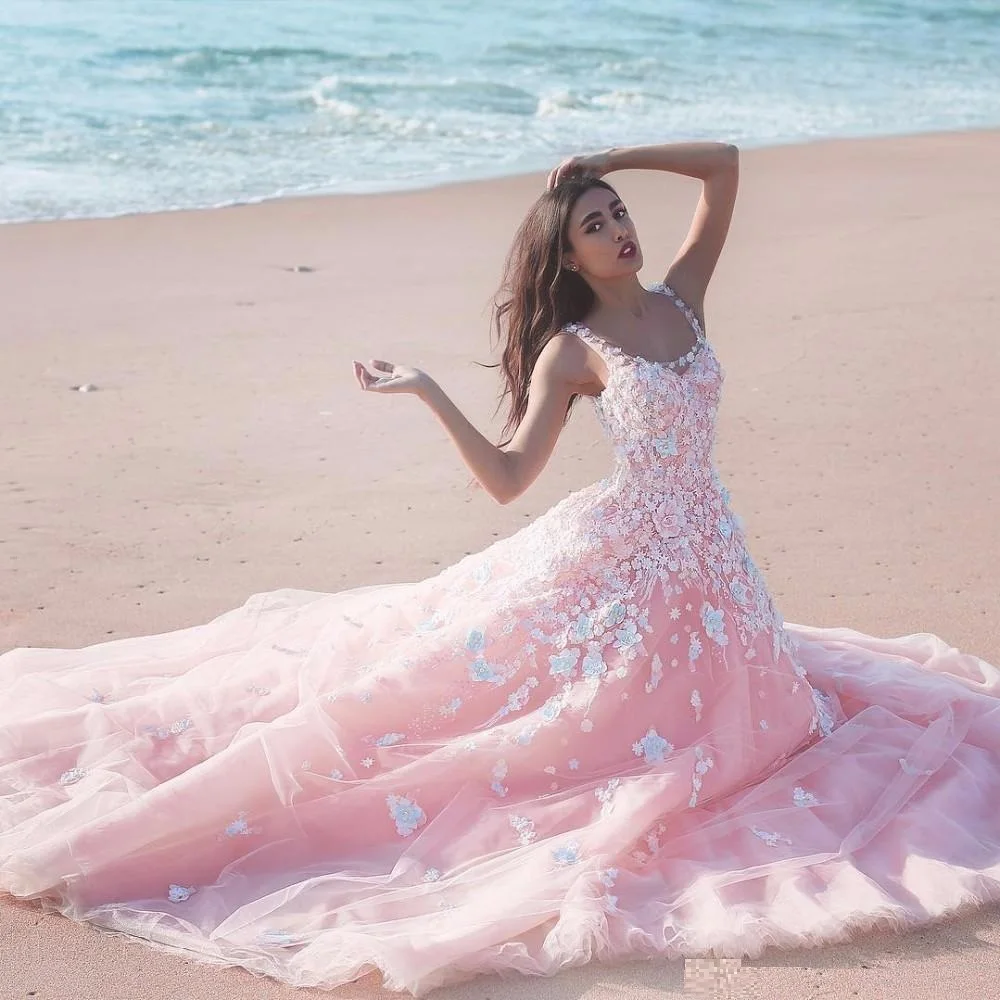 princess-floral-flower-pink-ball-gown-quinceanera