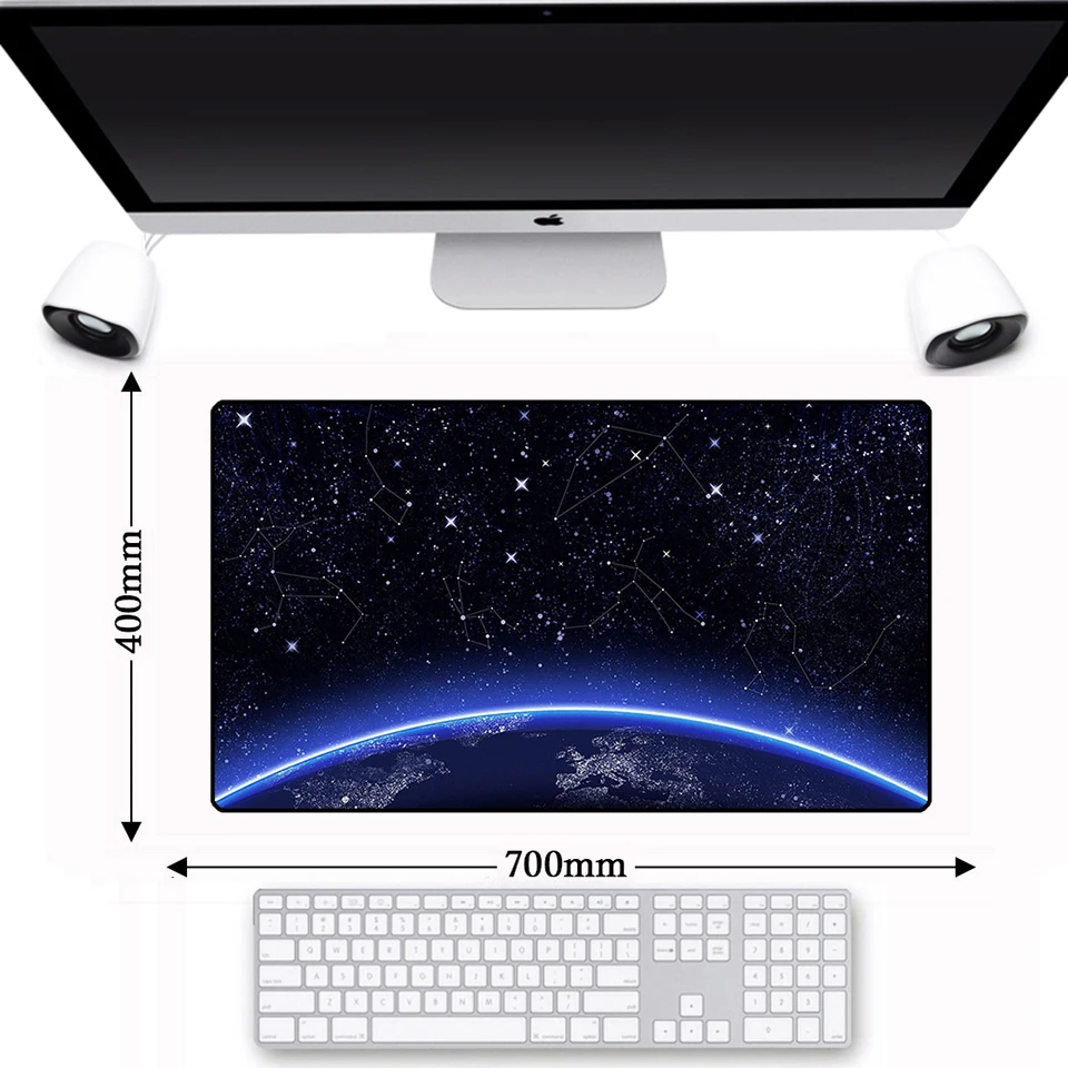 

Mouse Pad 700*400mm Rectangle Space Large Lockedge Computer Notebook Natural Rubber Desk Mat Anti-slip Gaming Laptop PC Mousepad