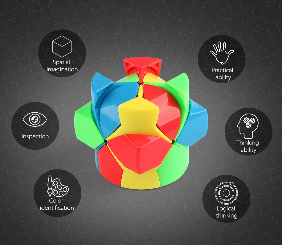 MoFangJiaoShi Moyu Cubing Classroom Redi Cube Barrel Puzzle Cylinder Type Stickerless Cube Magico Toys For Children
