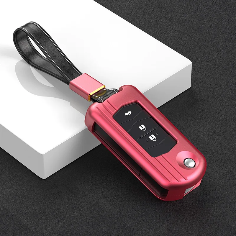 Для автомобилей из алюминиевого сплава держатель ключа чехол цепь для Mazda 2 3 5 M6 Atenza 2/3 кнопка складной/Флип ключ защиты