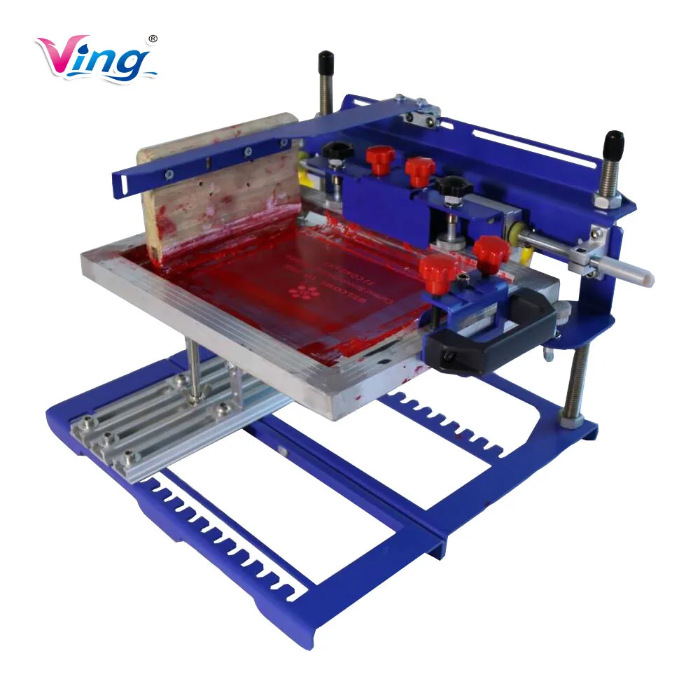 

7.9" x 5.9" 20×15cm Manual Cylinder Curved Screen Printing Press for Pen / Cup / Mug / Bottle (Diameter:6.7")