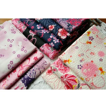 

KDF3 100%Cotton Fabric For Summer Kimono,Pajamas,Yukata,Patchwork DIY Sewing For Baby&Child,Fans/Florals/Butterfly