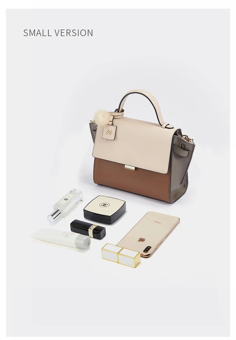 EMINI HOUSE, трапециевидная сумка, спилок, роскошные сумки, женские сумки, дизайнерские сумки через плечо для женщин, сумка на плечо, 2 размера