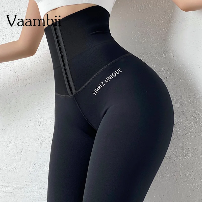 

Zip High Waist Tummy Control Leggings For Women Squat Proof Tights Stretchy Gym Sportswear Woman 2020 Jogging Workout Clothing