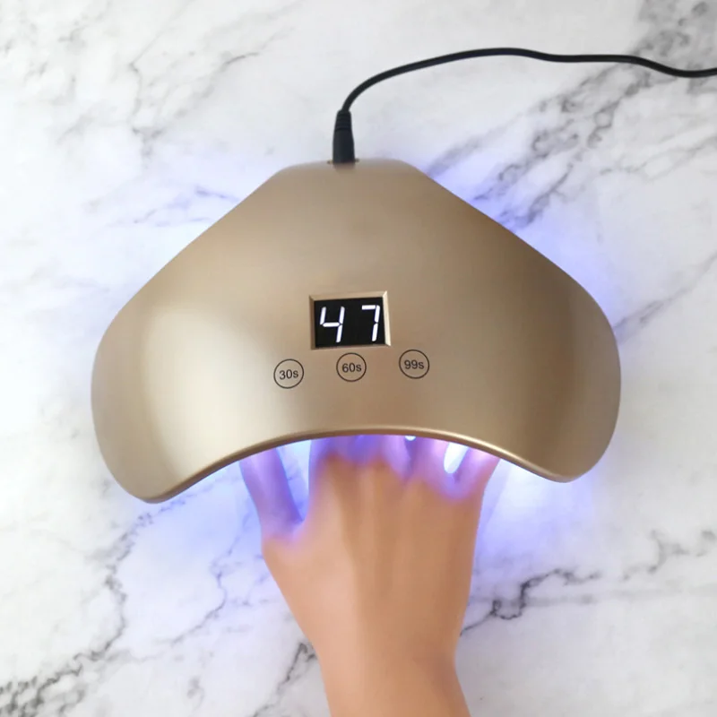 

Nail UV phototherapy machine Dual-core LED white phototherapy lamp Quick-drying induction LCD screen baking lamp nail curing lam