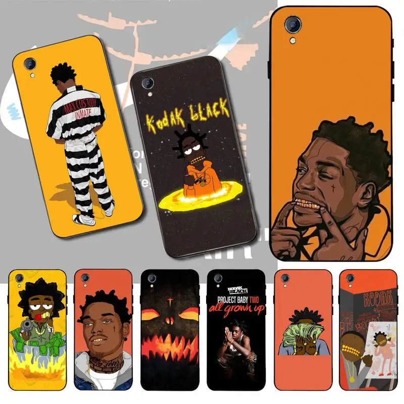 CUTEWANAN Kodak Black Rapper TPU black Phone Case Cover Hull For Vivo Y91c Y17 Y51 Y67 Y55 Y93 Y81S Y19 Y7S Case