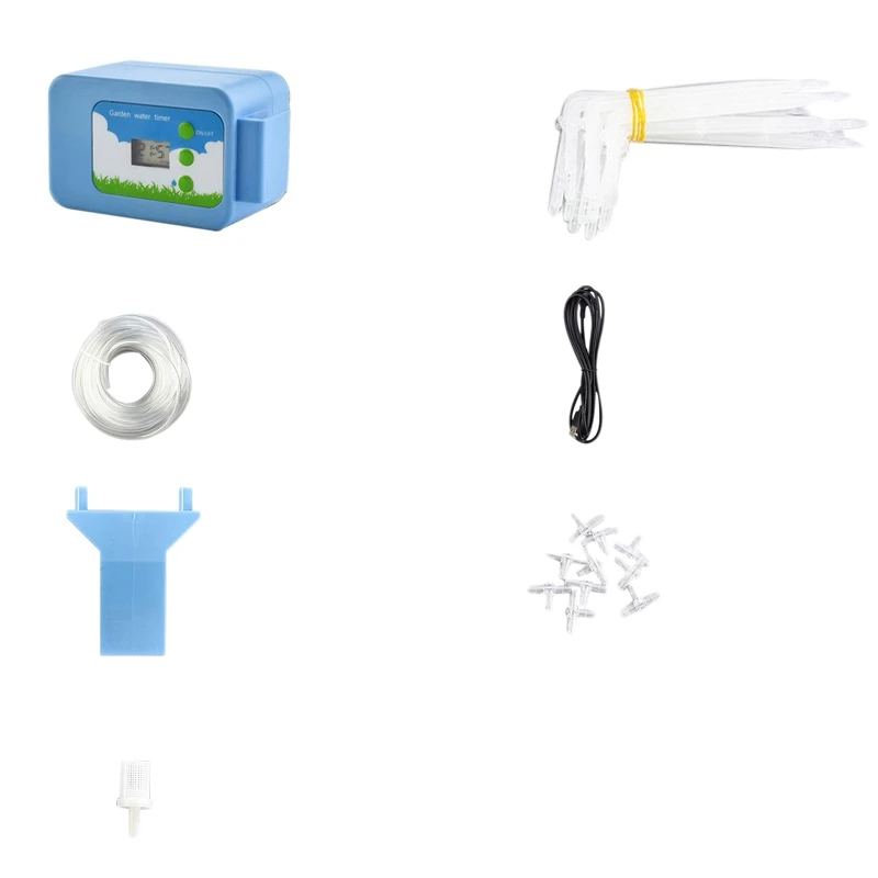 

Drip Irrigation Led Pump Automatic Watering Set Plant Watering Timer Garden Water Timer Home Office Water Irrigation Timed Drip