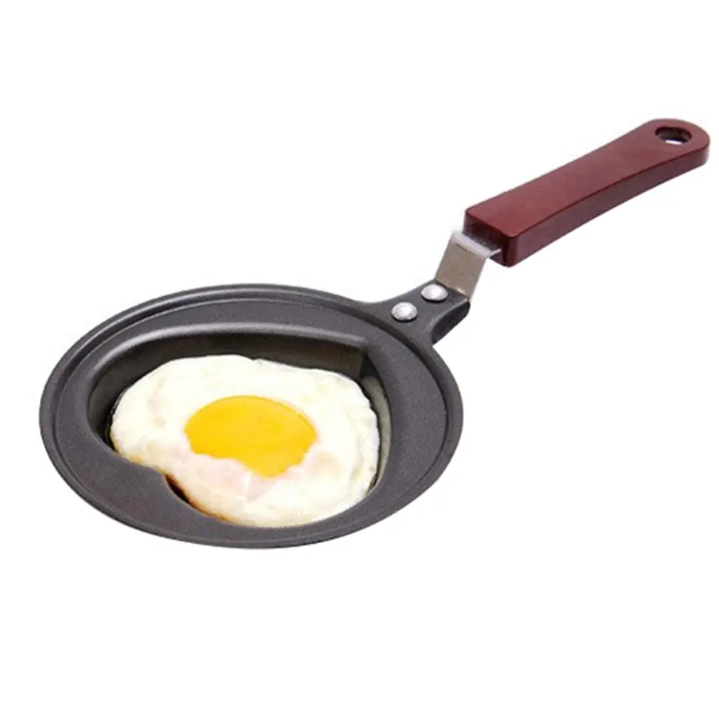 Warm Breakfast Omelette Pan Cartoon Frying Mini Pancake Pot Creative Love Without Cover | Дом и сад