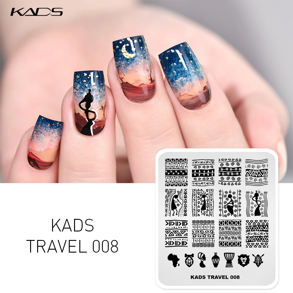 KADS тема путешествия Египет рун королева Животных Шаблон трафарет Красота