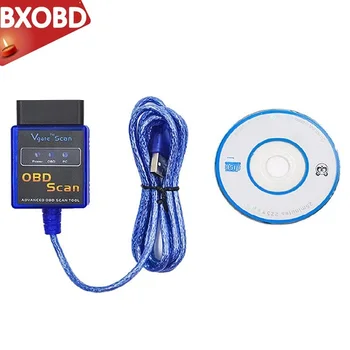 

KWOKKER Vgate Scan USB ELM327 OBD2 OBD 2 Scan USB Interface Cable Car ECU Diagnostic Tool Scanner Car Code Readers & Scan Tools