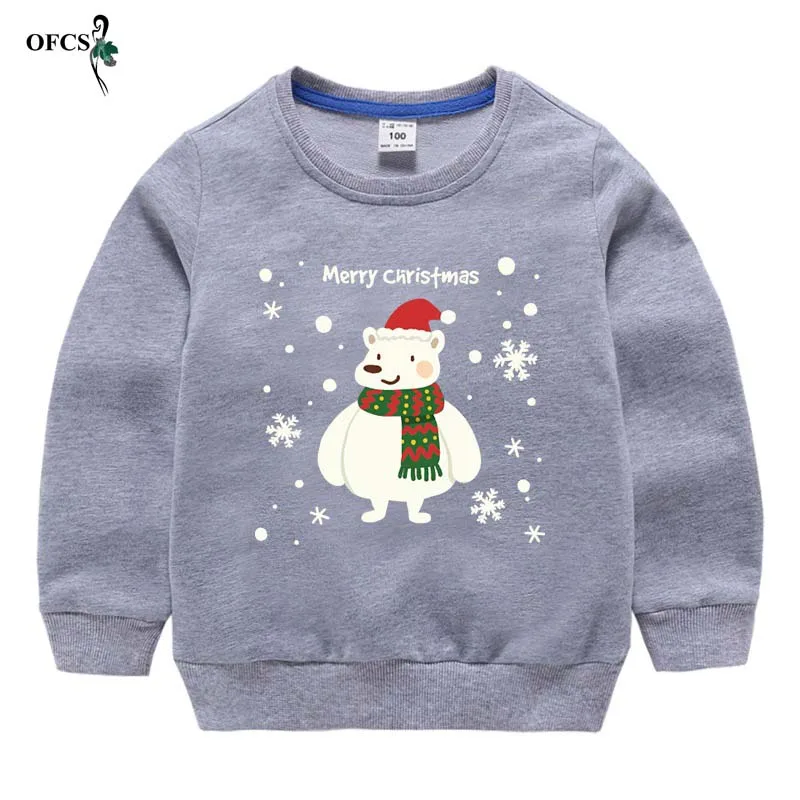 Детские Рождественские подарки, вязаный пуловер для мальчиков, свитер для девочек, детская синяя футболка, хлопковый пуловер, топы для малышей, цветная одежда, 12 - Цвет: Gray