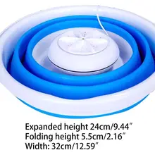 Cleaner Turbines Household-Machine Laundry-Clothes Travel Foldable Mini for Home Washer