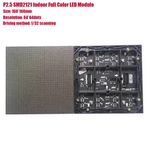 64*64 точки Крытый p2.5 мм светодиодный модуль 32 сканирования SMD2121 полноцветный hub75 160x160 мм светодиодный экран HD небольшие пиксельные панели
