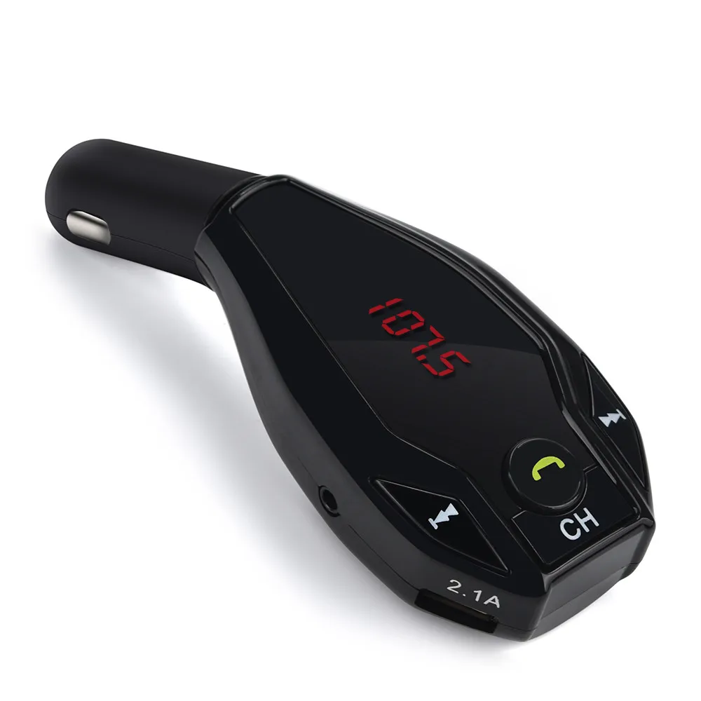 Беспроводной Bluetooth fm-передатчик громкой связи зарядное устройство s модулятор музыкальный плеер Автомобильный комплект MP3-плеер двойной Usb зарядное устройство D2