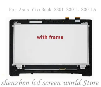 

13.3'' Laptop LCD Touch Screen Digitizer Assembly+Bezel For Asus VivoBook S301 S301L S301LA 1366x768