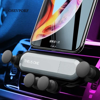 

Gravity Car Holder For Phone in Car Air Vent Clip Mount No Magnetic Mobile Phone Holder For iPhone 11 Pro X 7 Samsung Huawei GPS