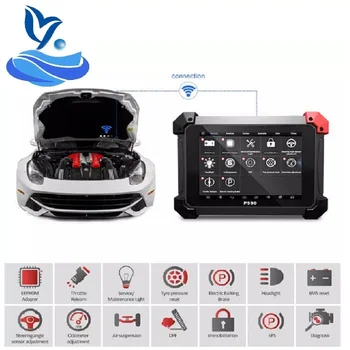 

XTOOL PS90 Automotive OBD2 Car Diagnostic tool With Key Programmer/Odometer Correctio/EPS Support Multi Car models With Wifi/BT