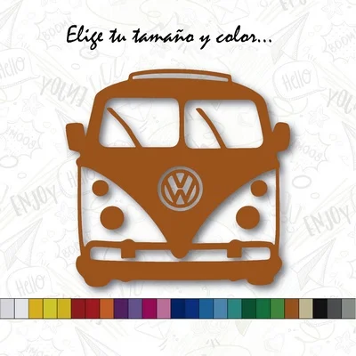 Sticker VW CALIFORNIA T1 car VOLKSWAGEN sticker vinyl Brown