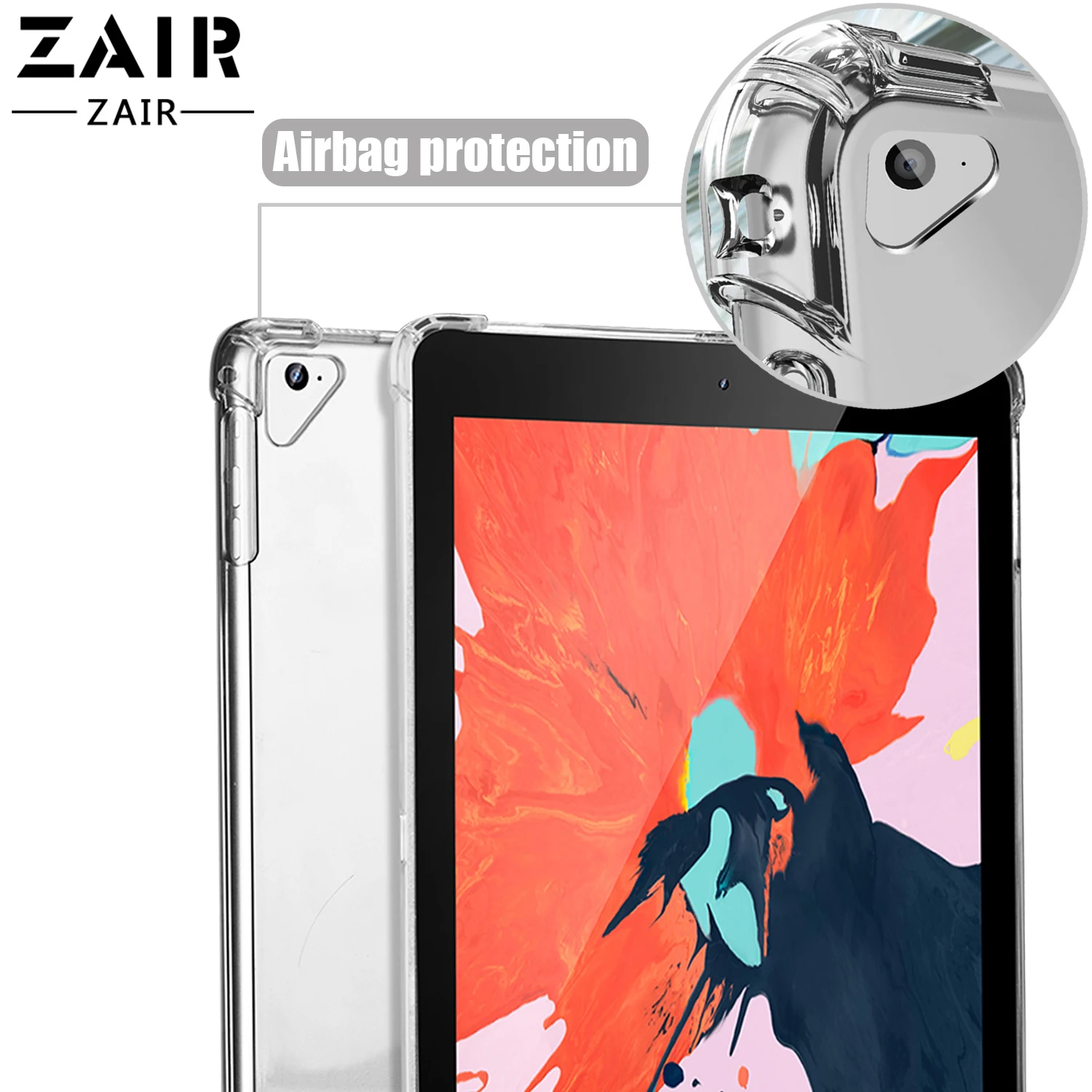 Чехол для планшета Apple ipad 2 3 4 9 7 дюйма прозрачная подушка безопасности мягкий