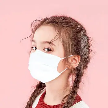 

50/100PCS Children's Mask Three-layer Disposable Civilian Mask Ordinary Safety PM2.5 Protective Masks Equipment