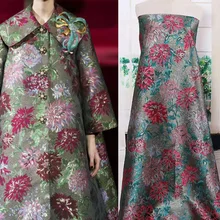 5 ярдов Высокое качество пряжа-окрашенное платье из жаккардовой ткани жаккардовая вышивка кружевная ткань для модных аксессуаров одежды