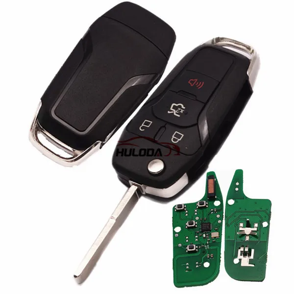 Для Ford 3+ 1 кнопка дистанционного ключа с Hitag pro chip-315mhz с HU101 blade FCCID: N5F-A08TAA