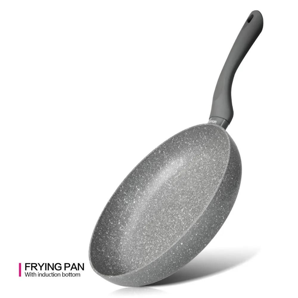 

Frying pan with non-stick marble coating with induction of aluminum points VULCANO series