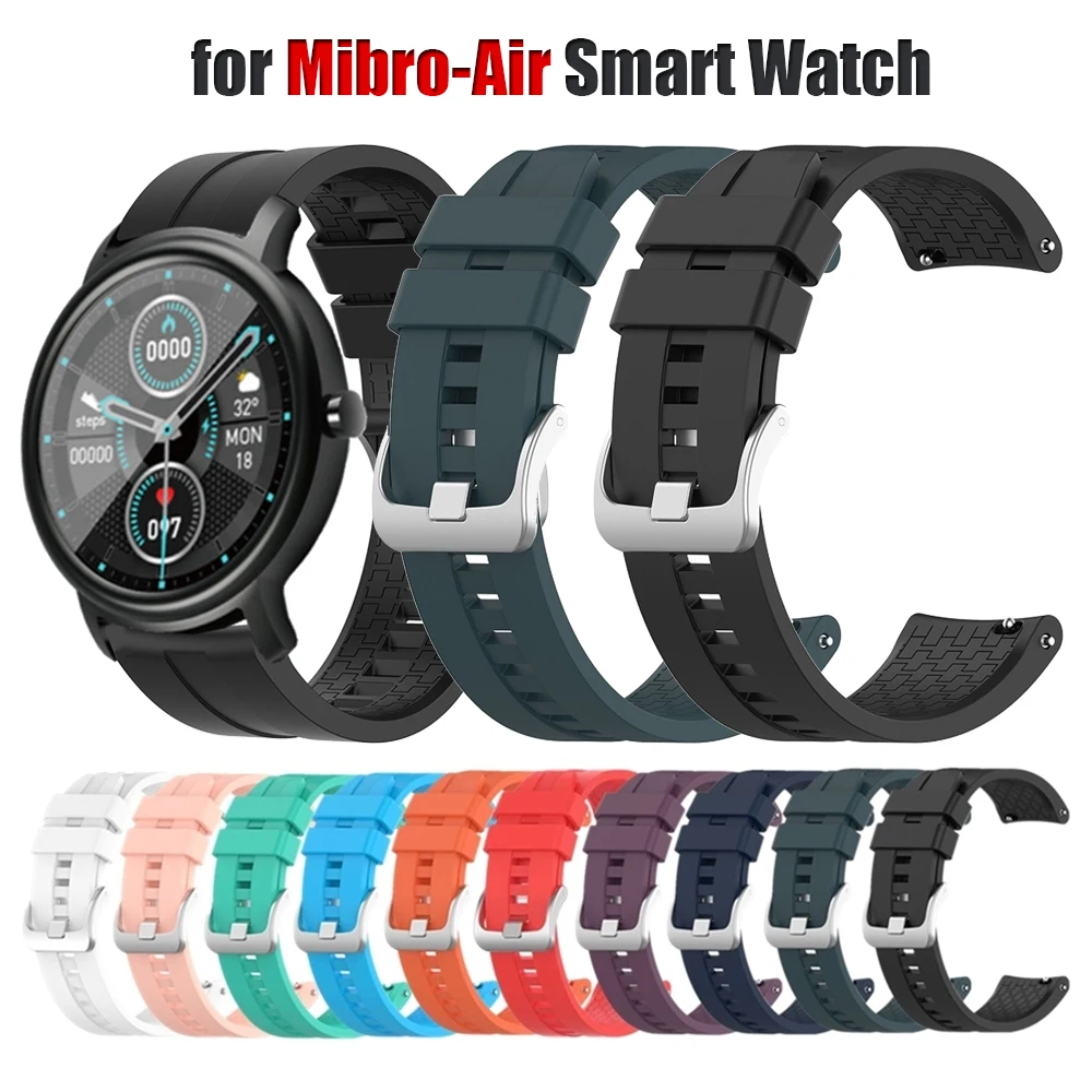 Ремешок силиконовый для смарт-часов Mibro Air сменный Браслет наручных часов Xiaomi Xaomi