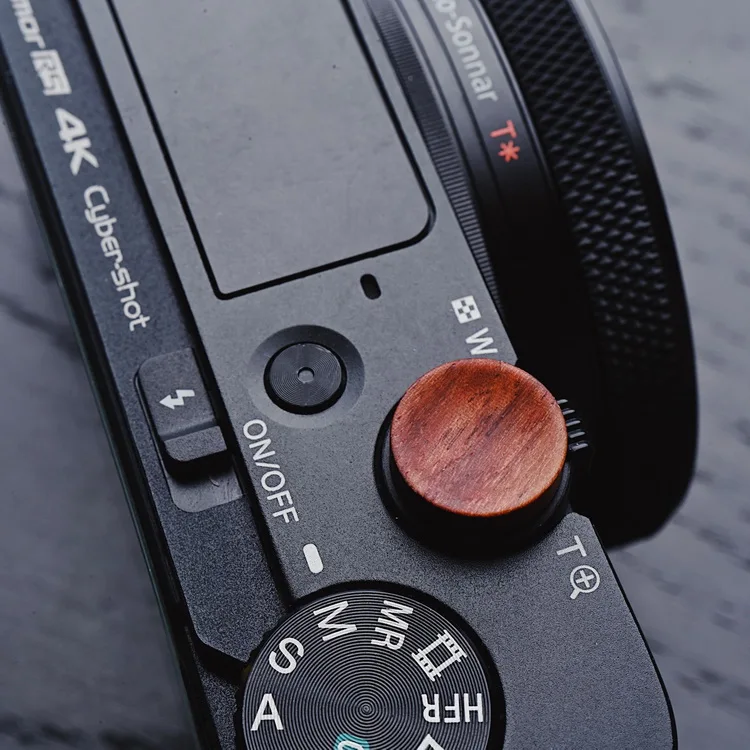 Camera wooden Shutter Release Button for SONY RX100 II III