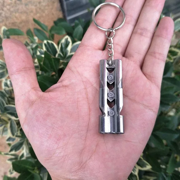 Алюминиевый высокочастотный свисток для выживания в экстренных ситуациях