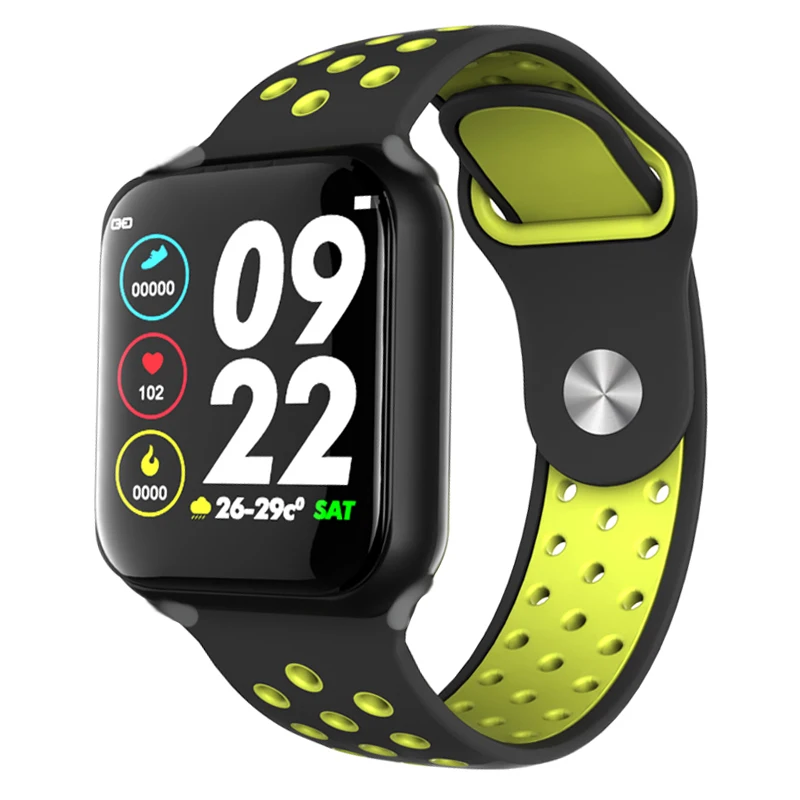 F8 Sport Smart Watch Men Women Waterproof Multi-sports modes 1.3&quot Full screen touch Blood pressure monitor Fitness tracker band |