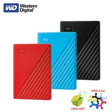 Original Western Digital WD My Passport 1TB 2TB 4TB External Hard Drive USB 3.0 password protection HDD Portable Mobile Hard Dis