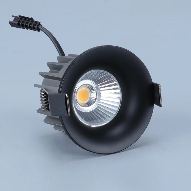 LED Dimmable COB Spotlight Ceiling Lamp AC85-265V 9W 12W 15W 18w Aluminum Recessed Downlights Round downlighters