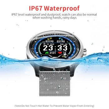 

1.22inch Men Smart Blood Pressure Smartwatch ECG + PPG Smart Watch Wristband