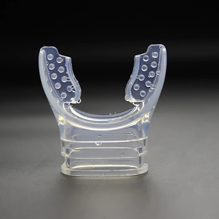Silicone Diving Equipment Transparent Mouthpiece Snorkel Scuba Tube Mouthpiece 