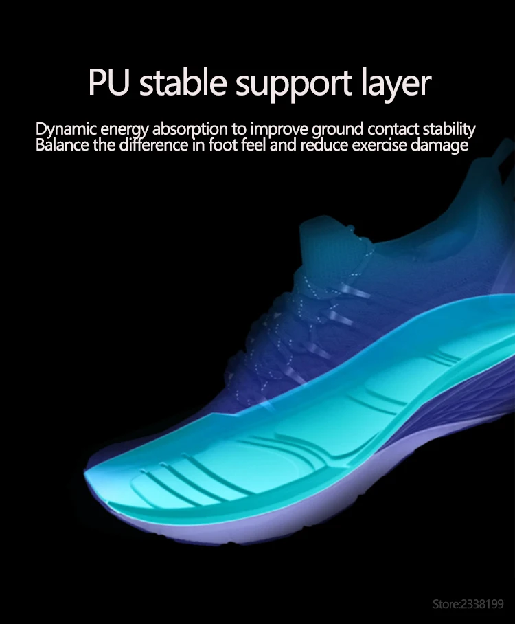 Xiaomi mi jia Shoes 3 мужские кроссовки для бега спортивные композитные mi dsole PU устойчивая поддержка слой Толстая стелька-губка Удобная