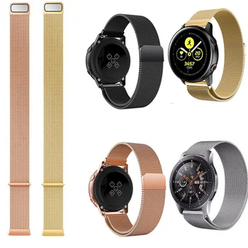 

20mm 22mm Milanese Band Strap for Amazfit Pace Bip 2 Stratos GTS GTR 47mm Huawei GT Samsung Galaxy Watch Active S2 S3 42mm 46mm