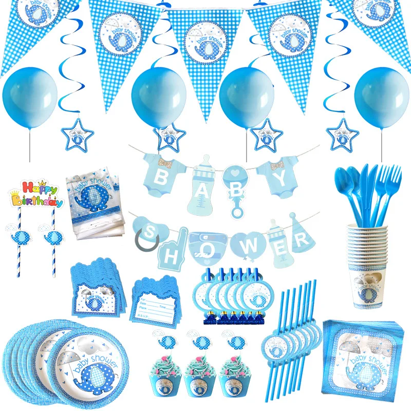 Детский душ babyshower мальчик украшения для девочек набор It's a Boy oh Детские воздушные шары пол раскрыть Дети День Рождения Вечеринка ребенок душ подарки