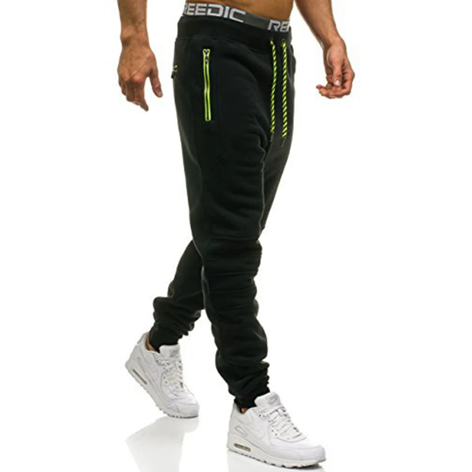 Zogaa мужские повседневные штаны Фитнес обувь для бега брюки мужские спортивные Леггинсы Спортивная одежда тренировочные брюки бодибилдера колготки