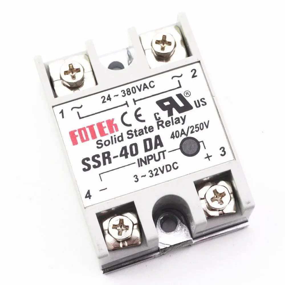 250V рабочее реле напряжения модуль 3-32V DC вход 60*45*23mm 1 шт. 40A твердотельный 24-380VAC